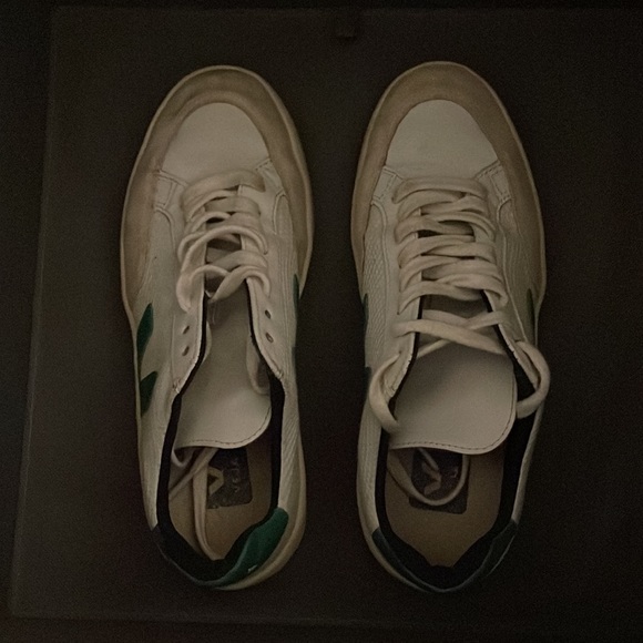 Veja V-12 green and suede/mesh sz 37 - Picture 3 of 3